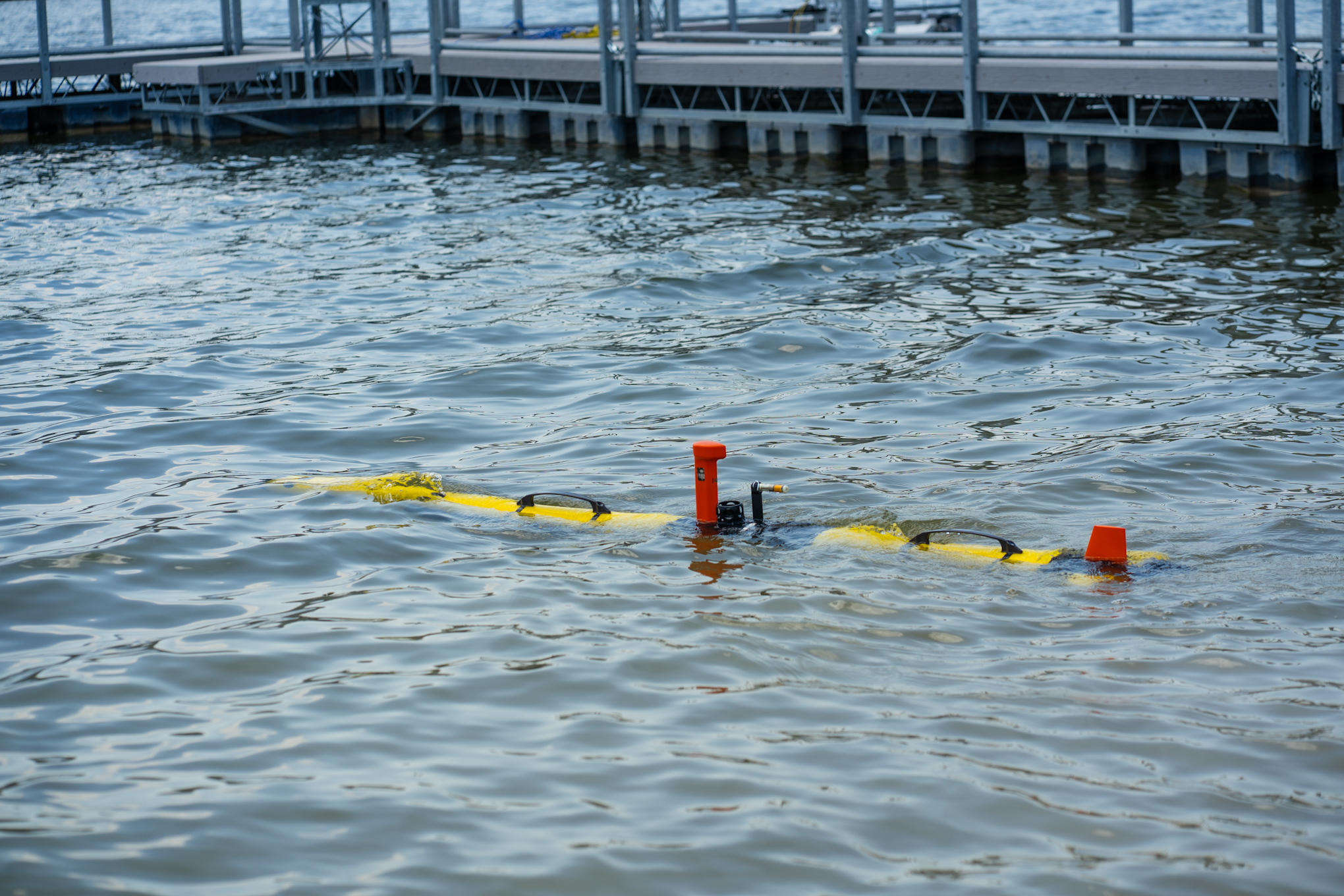 IVER robot on the water